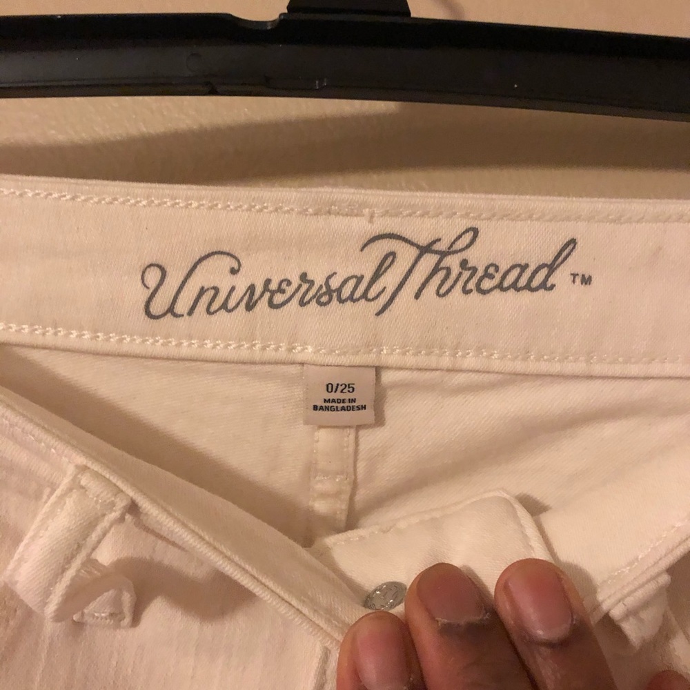 Universal Thread Cream High Rise Skinny Jeans - Picture 4 of 7